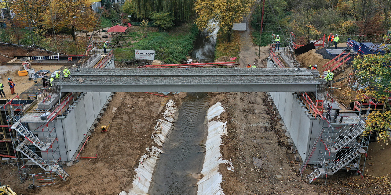 Brückenneubau in Rekordzeit