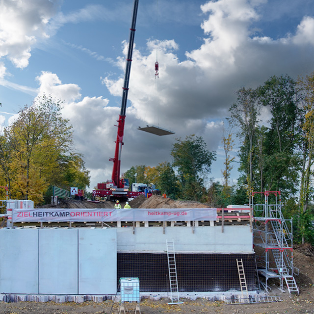 Brückenneubau in Rekordzeit