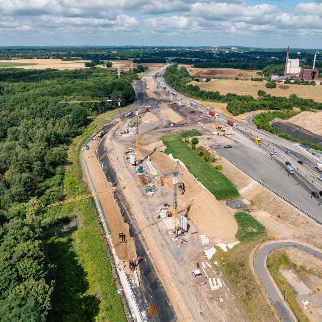 8-streifiger Ausbau der BAB A40 Duisburg, Baulos 5 8-streifiger Ausbau der BAB A40 Duisburg, Baulos 5