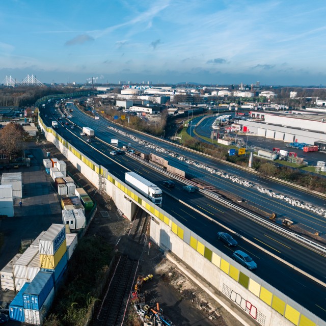 8-streifiger Ausbau der BAB A40 Duisburg, Baulos 5 8-streifiger Ausbau der BAB A40 Duisburg, Baulos 5