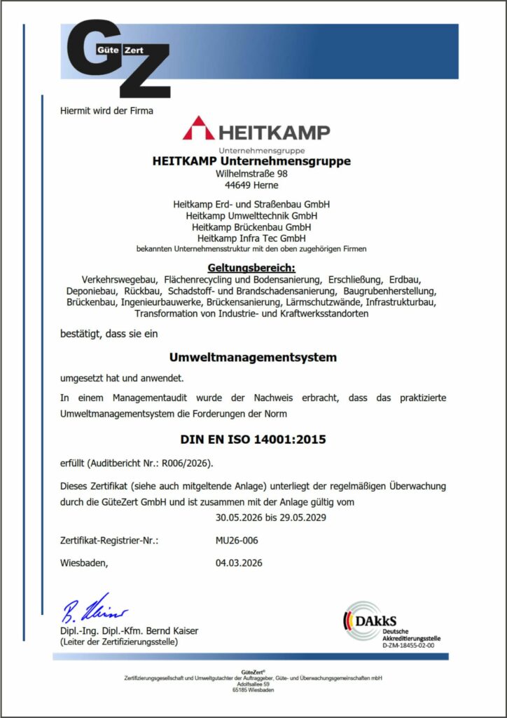 Umweltmanagementsystem DIN EN ISO 14001:2015