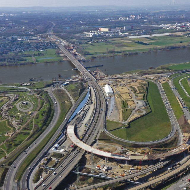 8-streifiger Ausbau der A1, Baulos 2, rechtsrheinisch