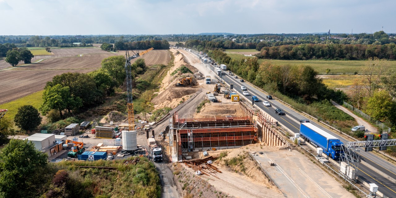 8-streifiger Ausbau der BAB A40 Duisburg, Baulos 5