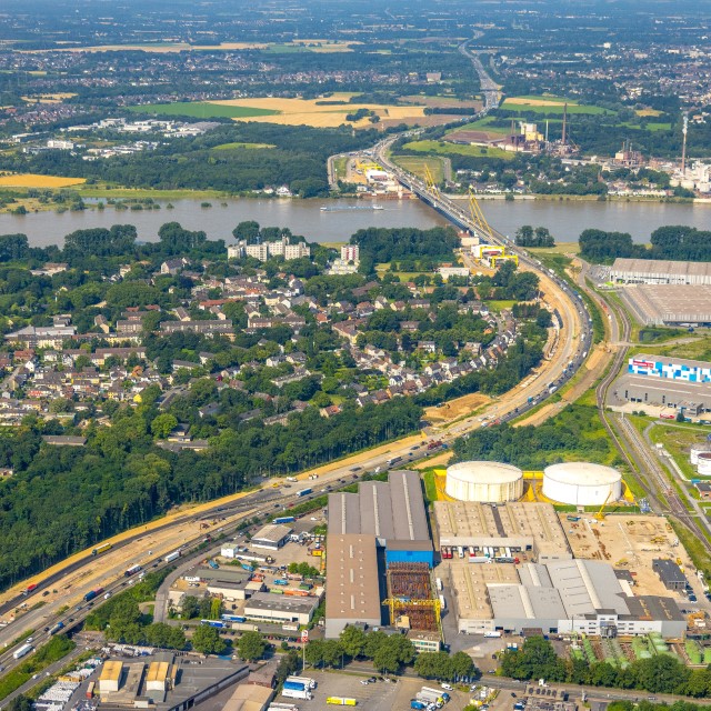 8-streifiger Ausbau der BAB A40 Duisburg, Baulos 5