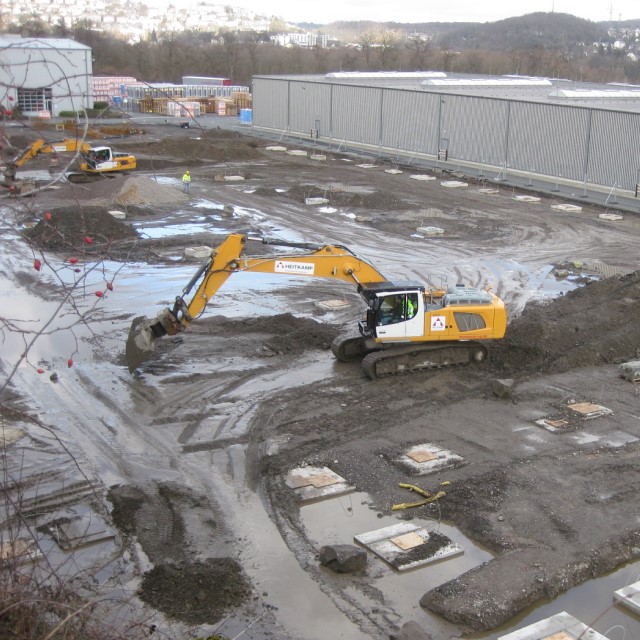 Erdarbeiten Produktionshalle Dörken, Hagen