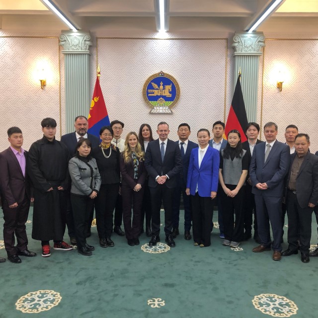 Delegation Mongolei Delegation Mongolei