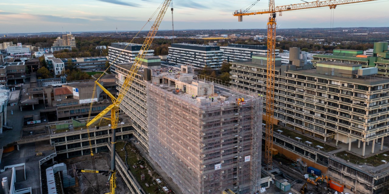 Rückbau NA-Komplex der Ruhr-Universität Bochum