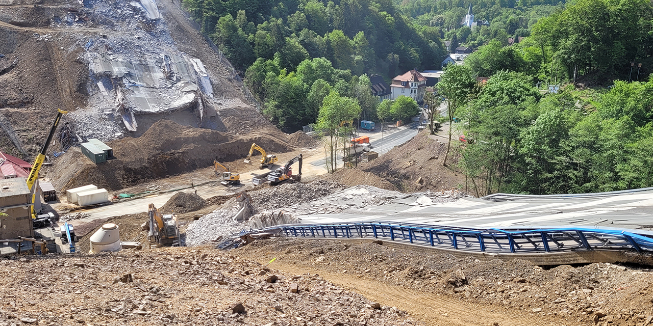 Sprengabbruch Rahmede Talbrücke