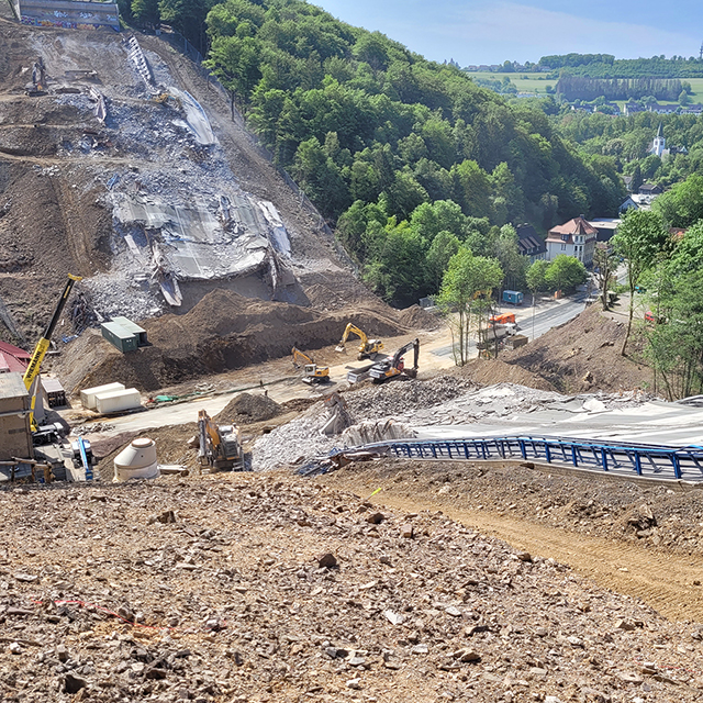 Sprengabbruch Rahmede Talbrücke