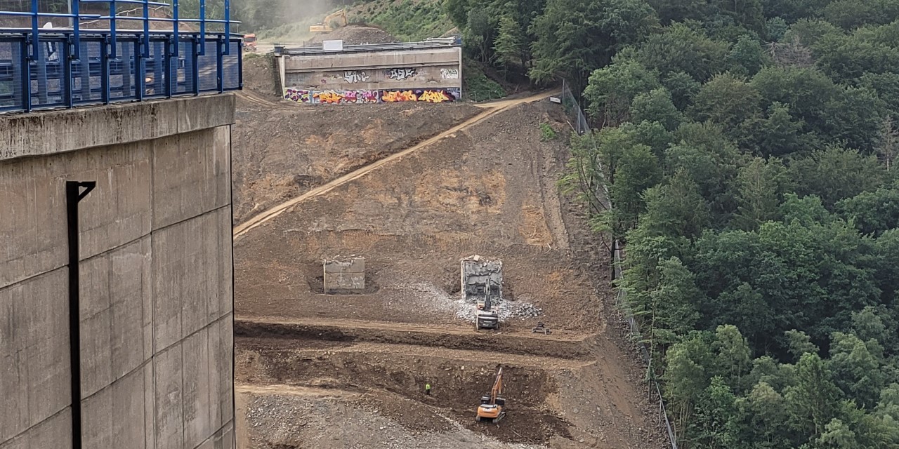 Sprengabbruch Rahmede Talbrücke