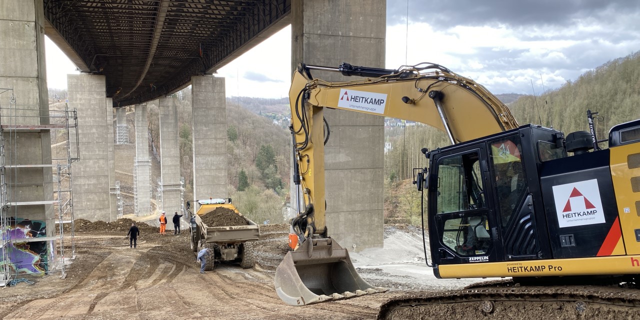 Sprengabbruch Rahmede Talbrücke