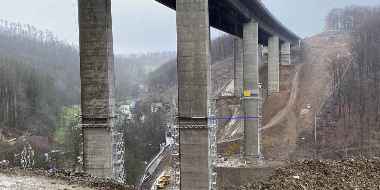 Sprengabbruch Rahmede Talbrücke