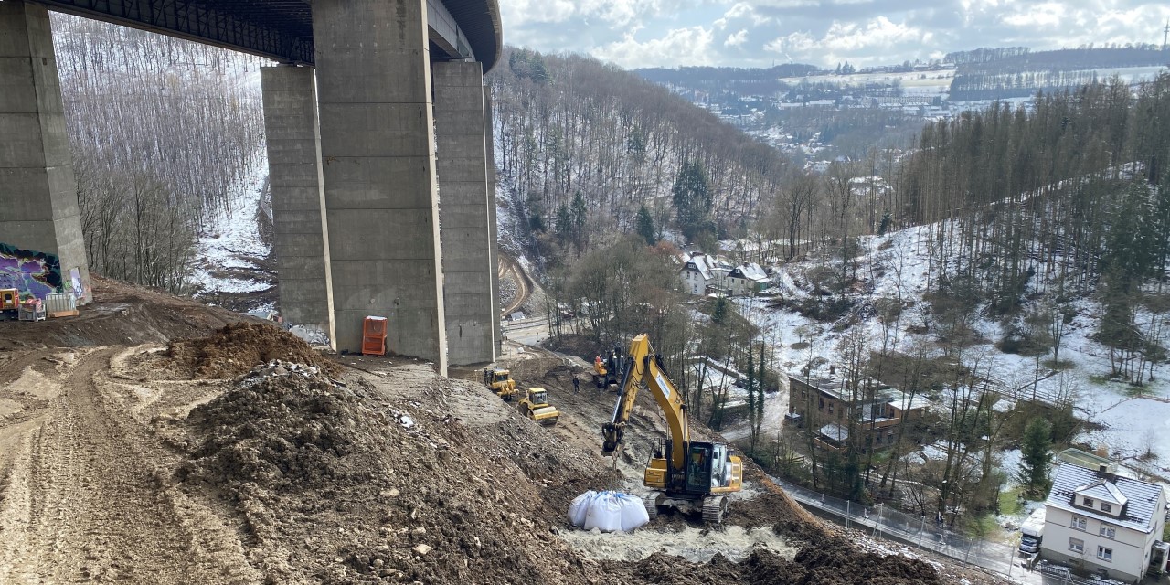 Sprengabbruch Rahmede Talbrücke