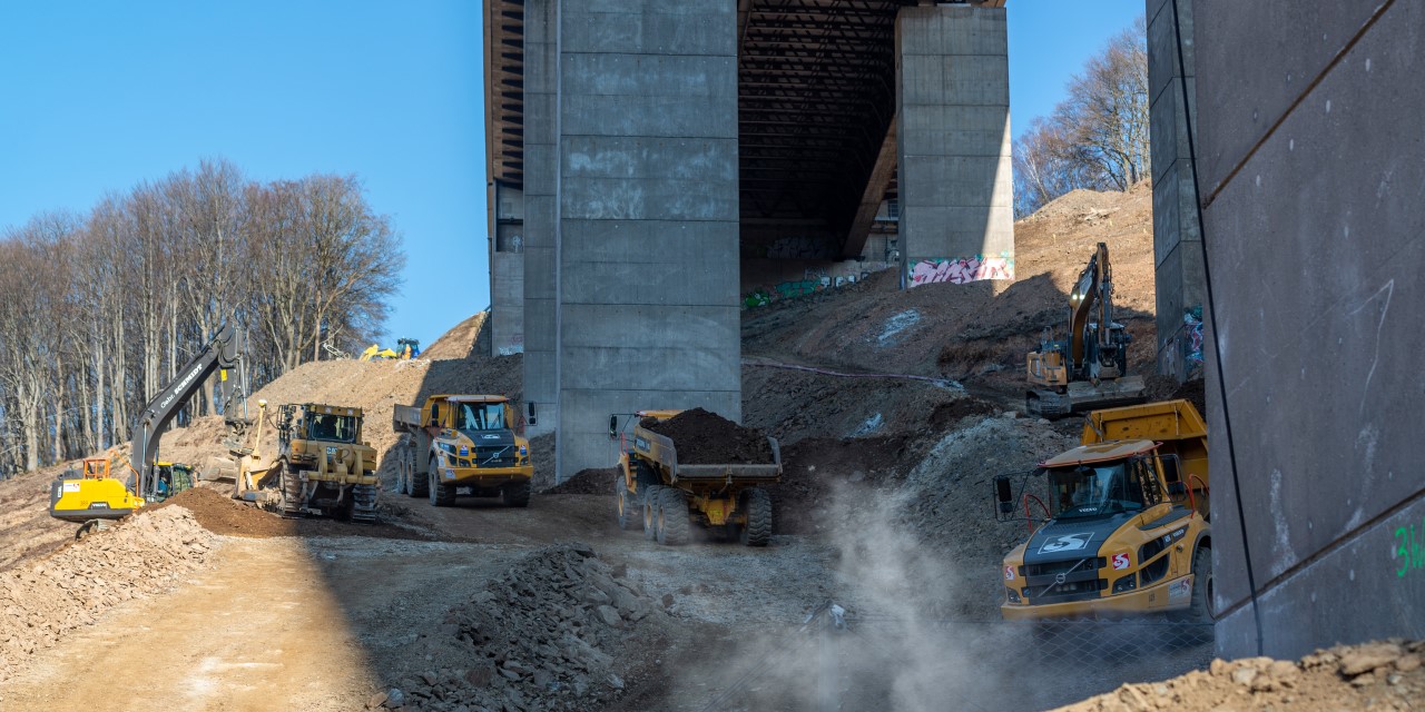 Sprengabbruch Rahmede Talbrücke