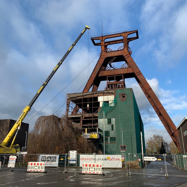 Rückbau Schachthalle Pluto