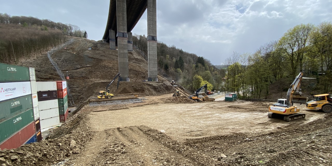 Sprengabbruch Rahmede Talbrücke